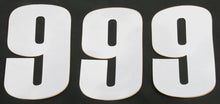 Load image into Gallery viewer, Moose Offroad Race Number 9 - White - 6" 80109 - Main Product View