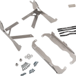 Load image into Gallery viewer, Moose Offroad Radiator Braces - Silver 11-6020 fits Honda - Main Product View