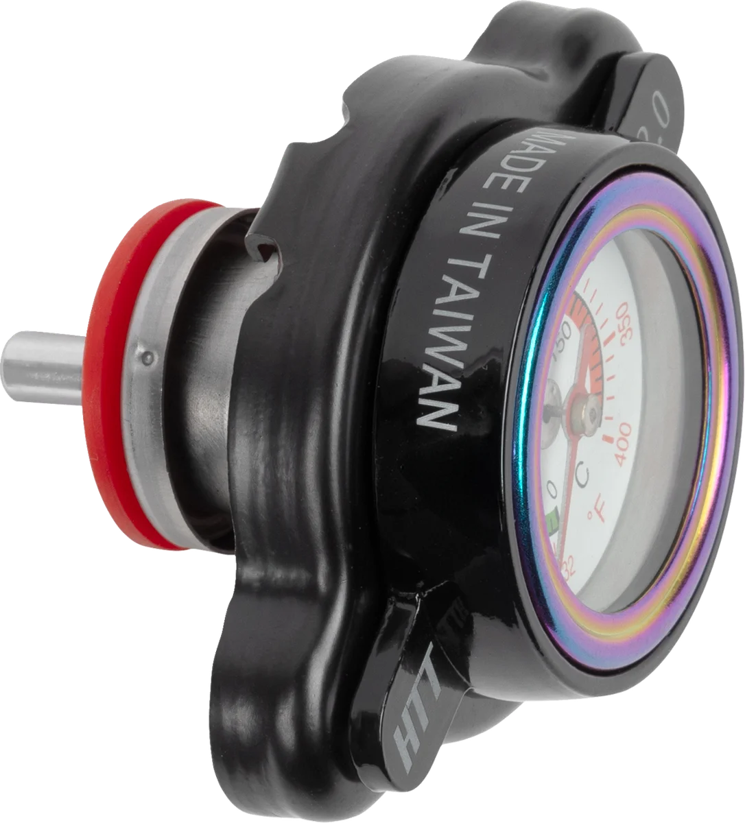 Moose Offroad Radiator Cap with Temperature Gauge - 2.0 Bar - I15-5201B fits Husqvarna / Ktm - Side View