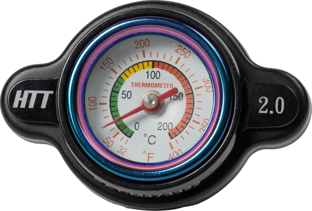 Moose Offroad Radiator Cap with Temperature Gauge - 2.0 Bar I15-5203B fits Ktm - Detail View