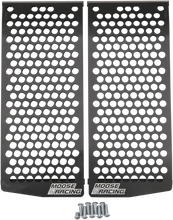 Load image into Gallery viewer, Moose Offroad Radiator Guards - Black 12-400 fits Beta - Main Product View