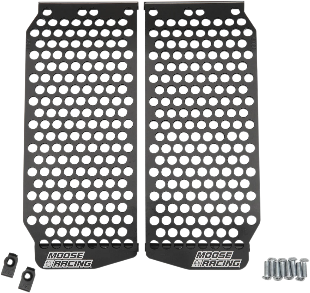 Moose Offroad Radiator Guards - Black - Yamaha 12-150 - Main Product View