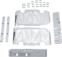 Load image into Gallery viewer, Moose Offroad Radiator Guards - Brushed Aluminum 12-9013 fits Sherco - Main Product View