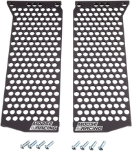 Load image into Gallery viewer, Moose Offroad Radiator Guards - Brushed Aluminum 12-9013 fits Sherco - Side View
