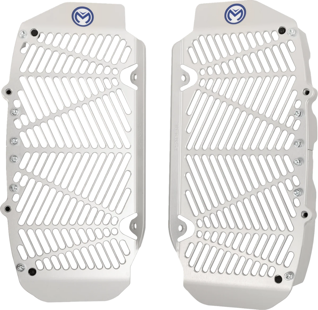 Moose Offroad Radiator Guards - Silver - Triumph 12-2024 - Main Product View