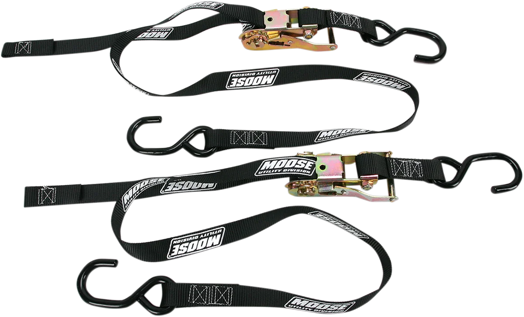 Moose Offroad Ratchet Tie-Down - 1" - Black 3920-0297 - Main Product View