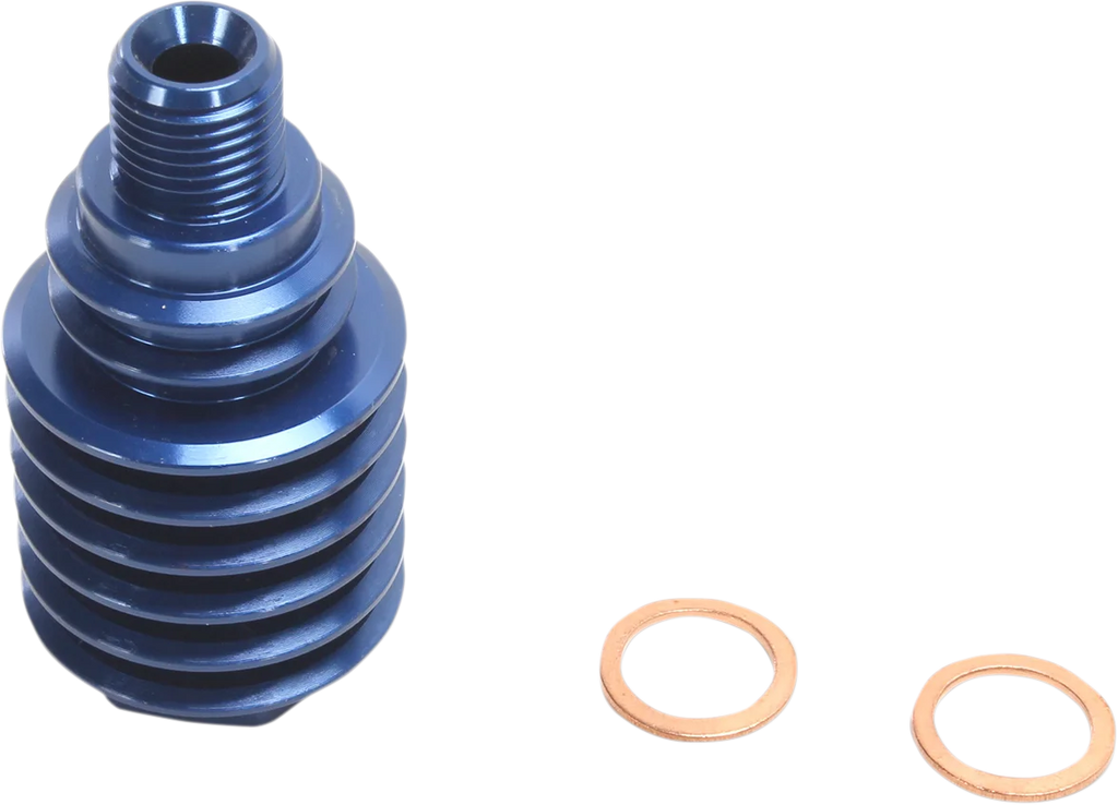 Moose Offroad Rear Brake Caliper Cooler - Blue M73-120 - Main Product View