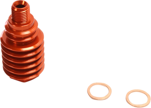 Moose Offroad Rear Brake Caliper Cooler - Orange M73-150 - Main Product View