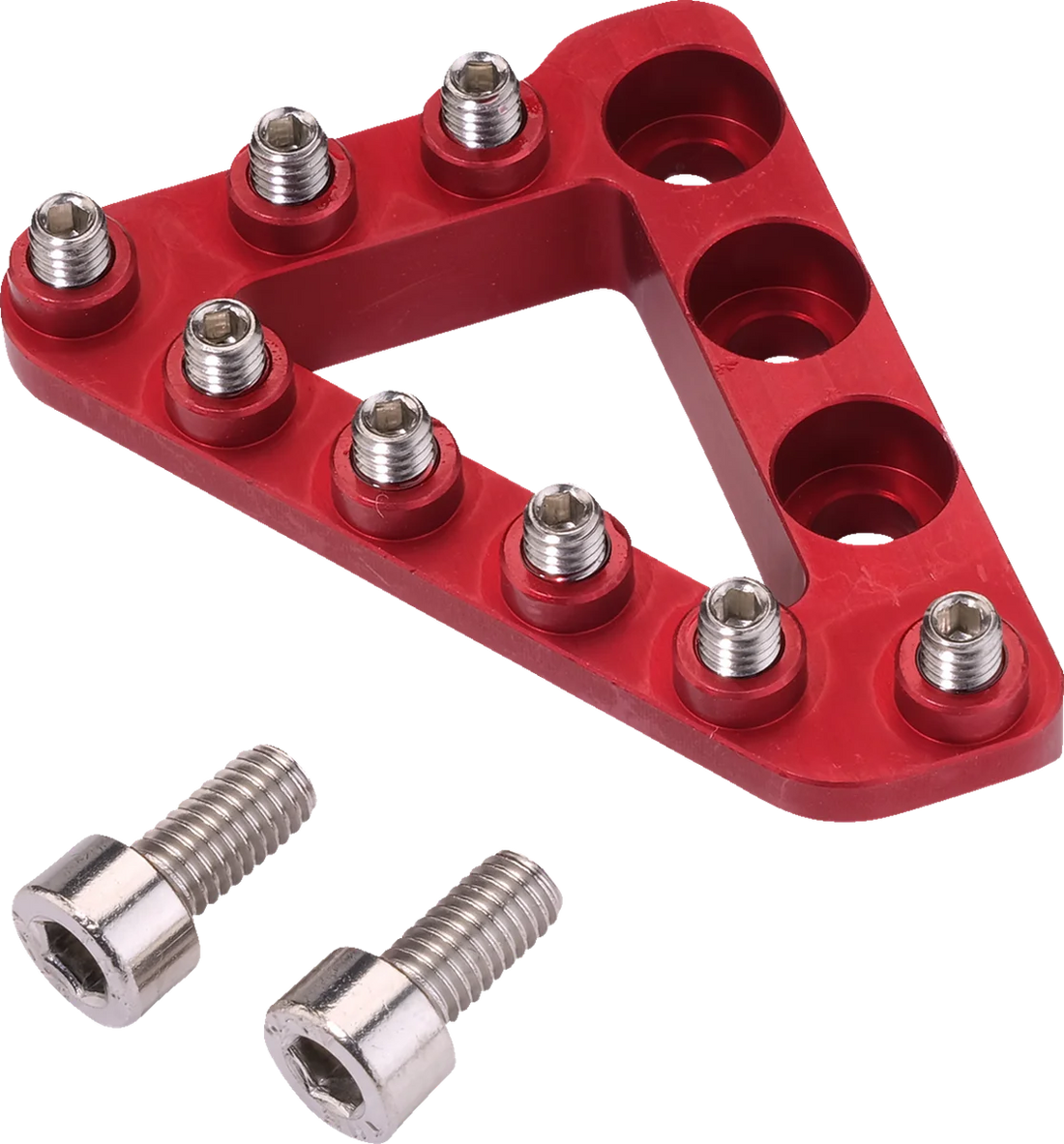 Moose Offroad Rear Brake Tip - Large - Red 82-0000-20-10 - Side View