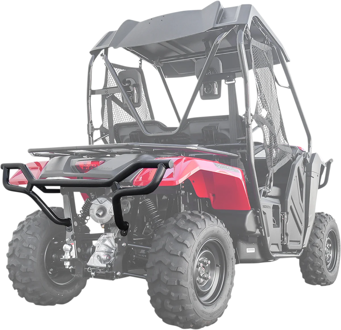 Moose Offroad Rear Bumper - Honda - Pioneer 500 2444.2141.1 - Back View