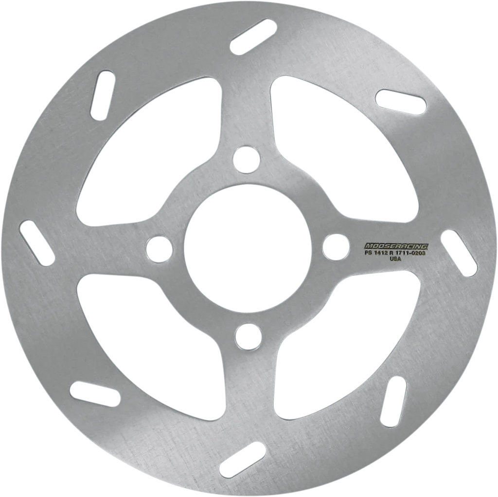 Moose Offroad Rear Rotor - PS1412R fits Yamaha - Side View