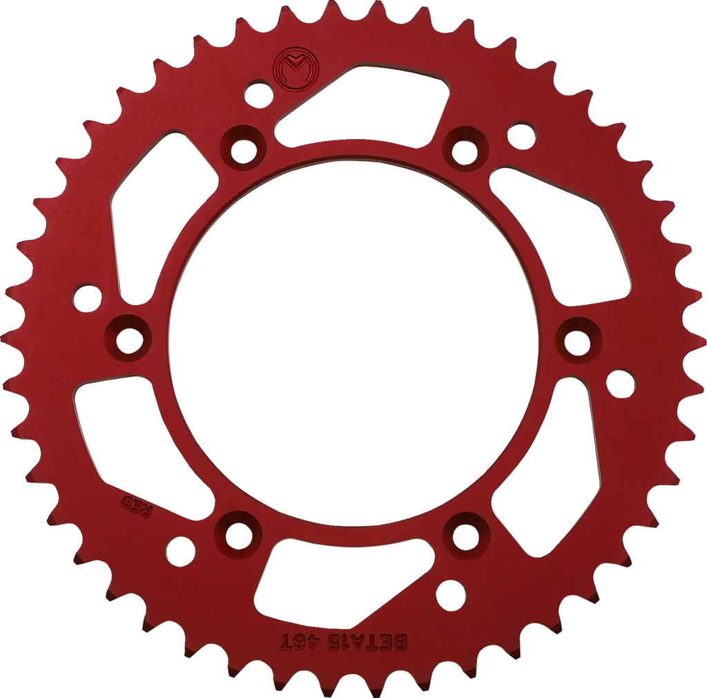 Moose Offroad Rear Sprocket - Aluminum - 46 Tooth - Red - 1211-BET-46-13 fits Beta - Main Product View