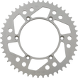 Load image into Gallery viewer, Moose Offroad Rear Sprocket - Aluminum - 49 Tooth - Silver - 1211-808-49-11 fits Kawasaki / Suzuki - Main Product View
