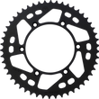 Load image into Gallery viewer, Moose Offroad Rear Sprocket - Aluminum - 50 Tooth - Black - 1211-808-50-10 fits Kawasaki / Suzuki - Main Product View