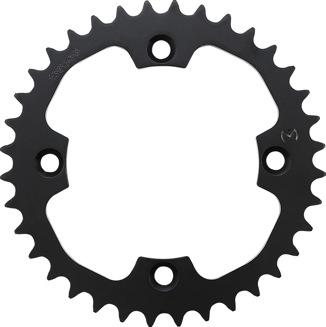 Moose Offroad Rear Steel Sprocket - 40 Tooth - 1857-40ST fits Yamaha - Side View