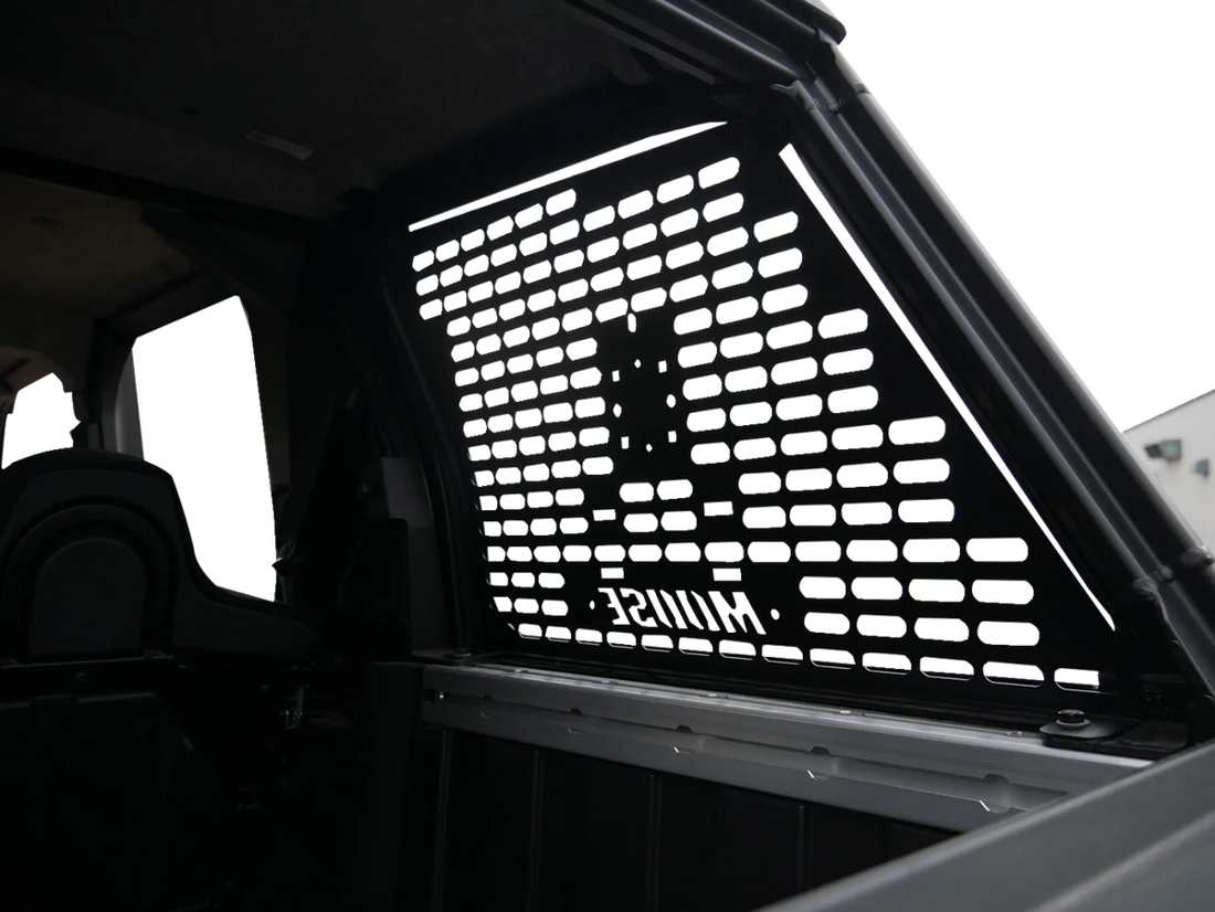 Moose Offroad Rear Window - Molle Panels - PFD3049PF fits Polaris - Side View