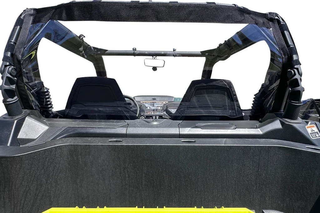 Moose Offroad Rear Windscreen - NCOMRW-11 fits Can-Am Commander / Maverick - Side View