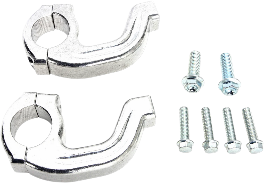 Moose Offroad Replacement Contour Handguard Inner Mount Clamp - Magura - Silver 50-236S - Main Product View