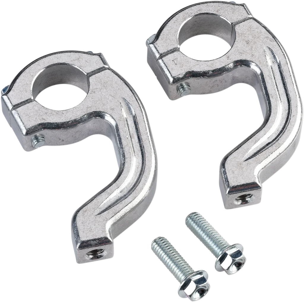 Moose Offroad Replacement Contour Handguard Inner Mount Clamp - Pro Taper - Silver 50-214S - Main Product View