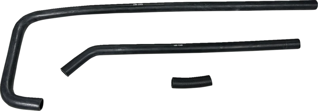 Moose Offroad Replacement Radiator Hose Kit - Black - 100-0013-PU fits Polaris 400 - Main Product View
