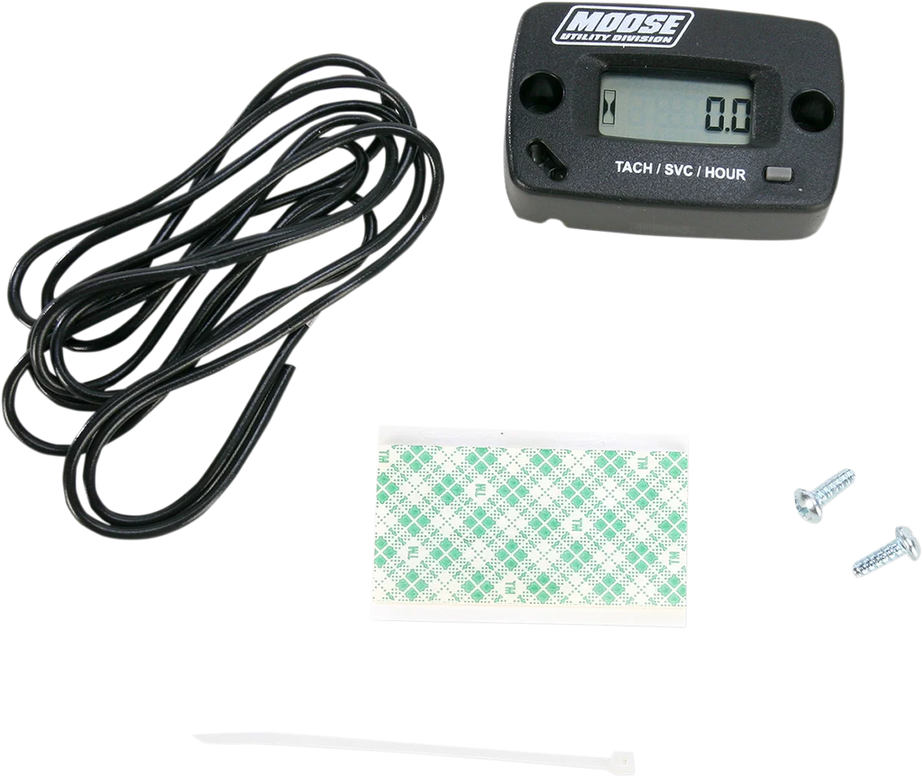 Moose Offroad Resettable Hour Meter HR-8067M-2 - Side View