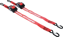 Load image into Gallery viewer, Moose Offroad Retractable Ratcheting Straps - 2" x 10' - Red 3920-0538 - Main Product View