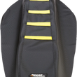 Load image into Gallery viewer, Moose Offroad Ribbed Seat Cover - Black Cover/Yellow Ribs - RMZ45008-331RT fits 2008-2017 Suzuki RMZ450 - Side View