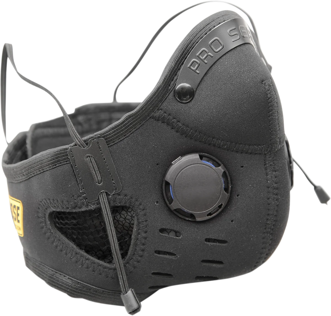 Moose Offroad Rider Dust Mask - Black MEDMBLK - Side View