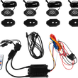 Load image into Gallery viewer, Moose Offroad Rock Light Kit - RGB - 4 Pods 100-3614-PU - Main Product View