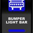 Load image into Gallery viewer, Moose Offroad Rocker Switch - Bumper Light Bar - Blue BLB-PWR - Main Product View