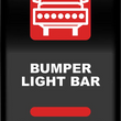 Load image into Gallery viewer, Moose Offroad Rocker Switch - Bumper Light Bar - Red BLB-PWR-R - Main Product View