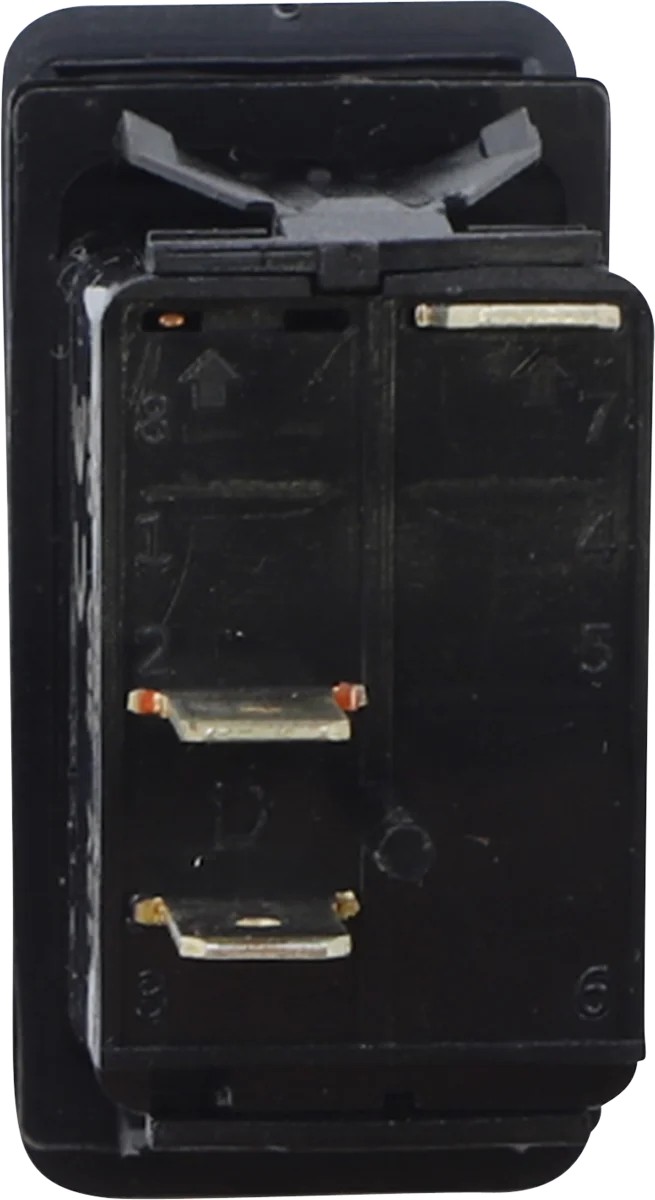 Moose Offroad Rocker Switch - Heater - Blue HTR-PWR - Side View