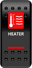 Load image into Gallery viewer, Moose Offroad Rocker Switch - Heater - Red HTR-PWR-R - Main Product View