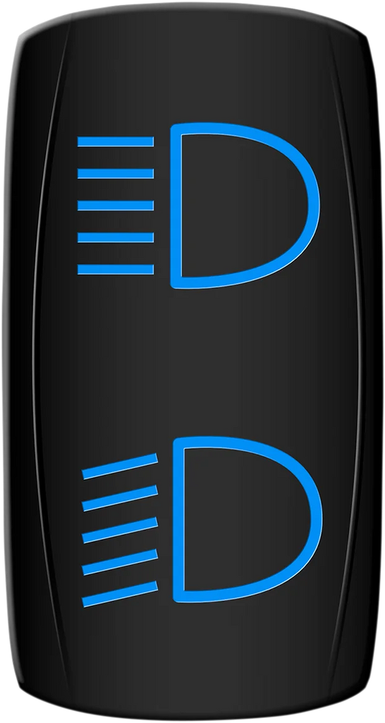Moose Offroad Rocker Switch - Hi/Lo Beam - Blue HLB-PWR - Main Product View