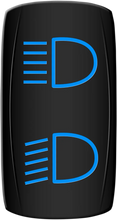 Load image into Gallery viewer, Moose Offroad Rocker Switch - Hi/Lo Beam - Blue HLB-PWR - Main Product View