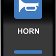 Load image into Gallery viewer, Moose Offroad Rocker Switch - Horn - Blue HRN-PWR - Main Product View