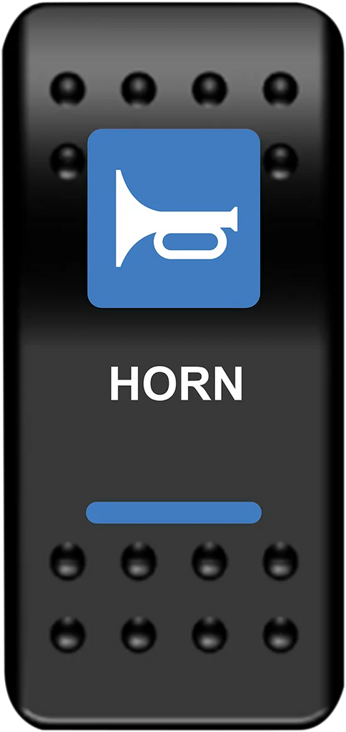 Moose Offroad Rocker Switch - Horn - Blue HRN-PWR - Main Product View