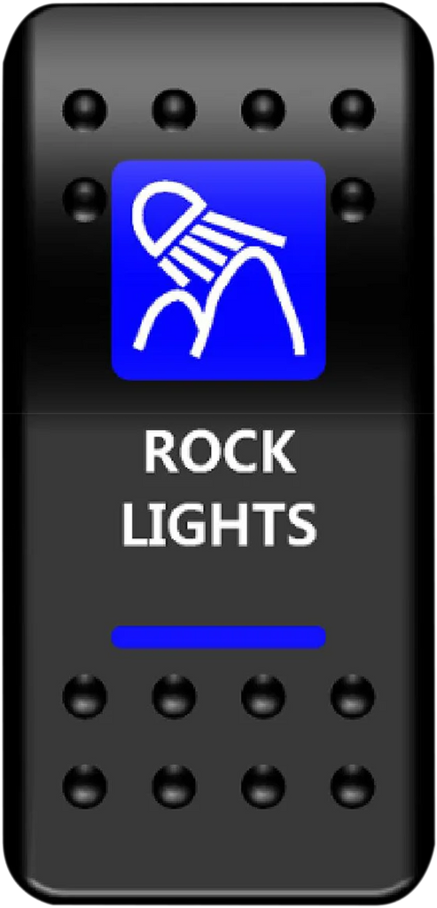 Moose Offroad Rocker Switch - Rock Lights - Blue RCK-PWR - Main Product View