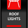 Load image into Gallery viewer, Moose Offroad Rocker Switch - Roof Light - Red RFL-PWR-R - Main Product View