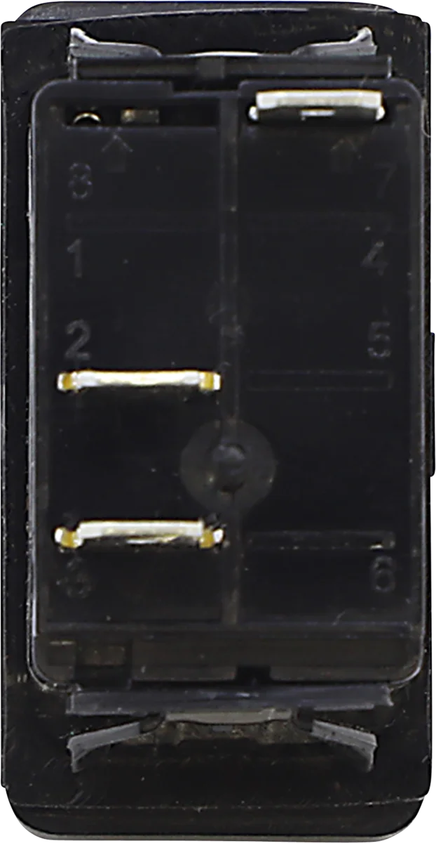 Moose Offroad Rocker Switch - Stereo STR-PWR - Side View