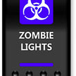 Load image into Gallery viewer, Moose Offroad Rocker Switch - Zombie Blue ZMB-PWR - Main Product View