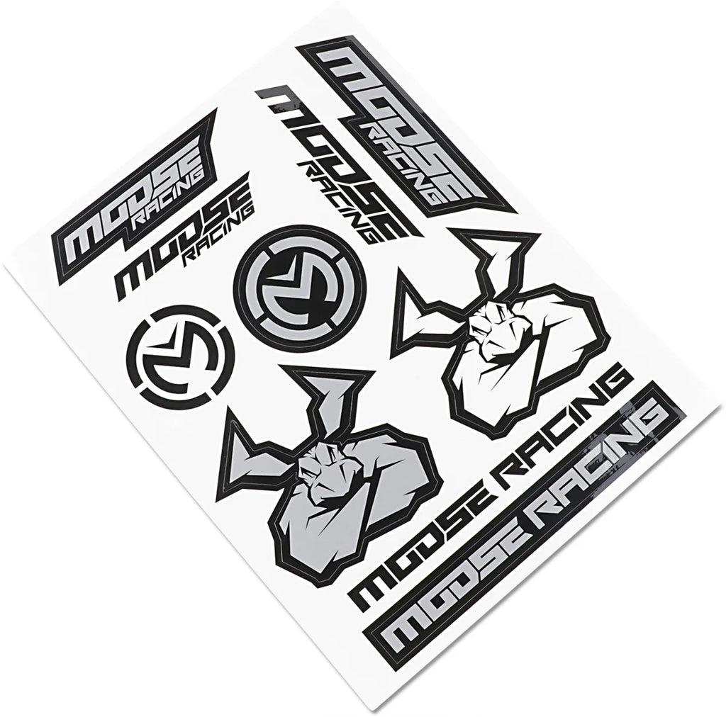 Moose Offroad S2 Decal - Moose Racing - Black/Silver 4320-2205 - Main Product View