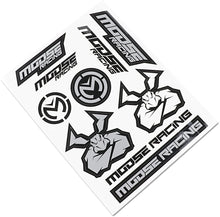 Load image into Gallery viewer, Moose Offroad S2 Decal - Moose Racing - Black/Silver 4320-2205 - Main Product View