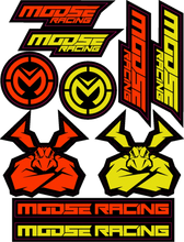 Load image into Gallery viewer, Moose Offroad S2 Decal - Moose Racing - Yellow/Orange 4320-2206 - Side View