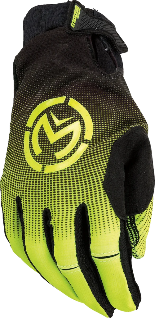 Moose Offroad SX1™ Gloves - Hi-Vis Yellow/Black - Medium 3330-7334 - Main Product View