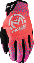 Load image into Gallery viewer, Moose Offroad SX1™ Gloves - Pink/Purple/Teal - XL 3330-8075 - Back View