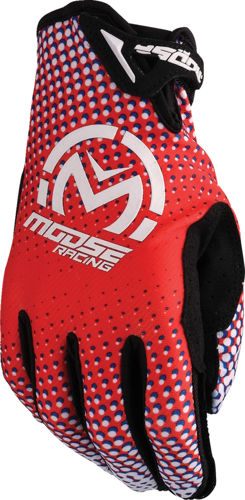 Moose Offroad SX1™ Gloves - Red/White/Blue - Large 3330-8062 - Main Product View