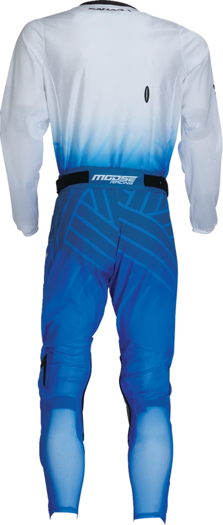 Moose Offroad Sahara Jersey - Blue/White - Medium 29107931 - Back View