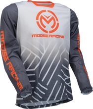 Load image into Gallery viewer, Moose Offroad Sahara Jersey - Gray/Orange - Small 29107936 - Main Product View