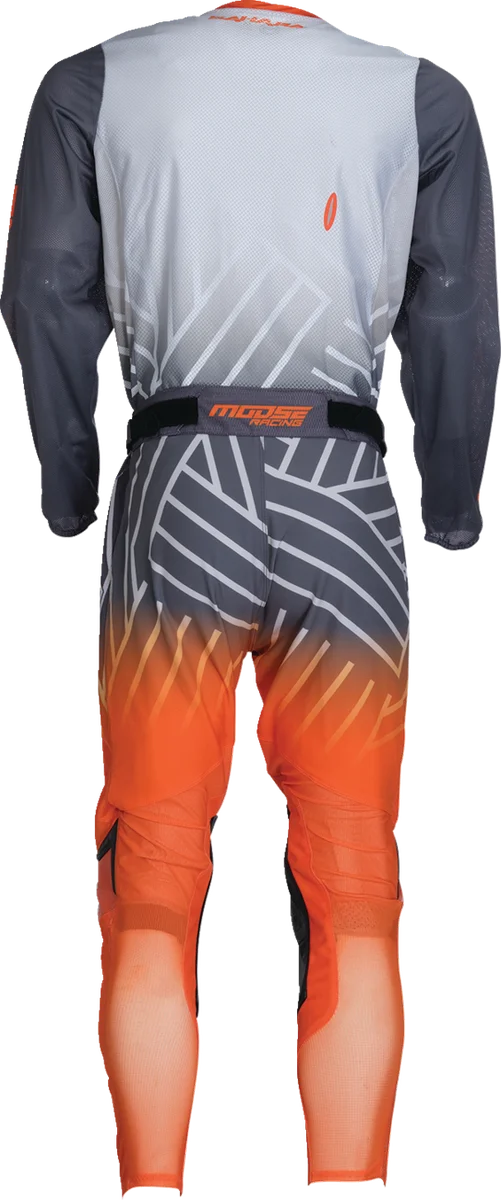 Moose Offroad Sahara Jersey - Gray/Orange - Small 29107936 - Side View